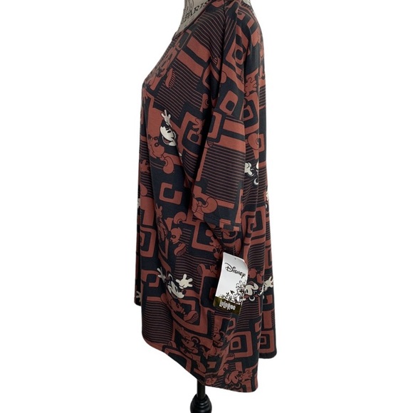 LuLaRoe Disney Mickey Mouse Hi low Blouse women’s small, oversized New With Tags - Picture 9 of 11